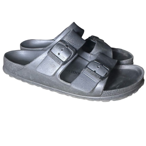 Birkenstock Shoes - Birkenstock Eva Plastic Gray Two Strap Sandals Women’s Size 36 ~ 5/5.5 Arizonas